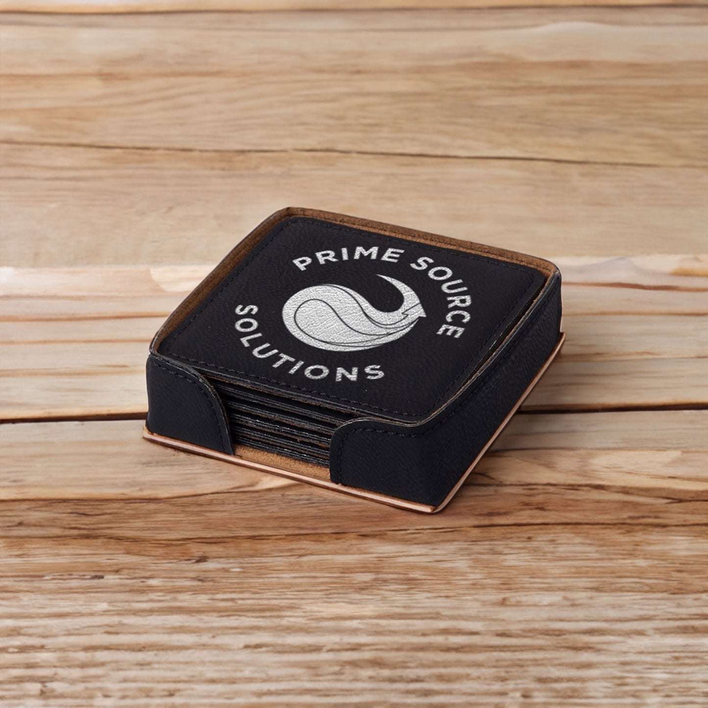 Engraved Leather Coasters