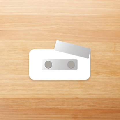 Custom Nametag with Magnetic Clip