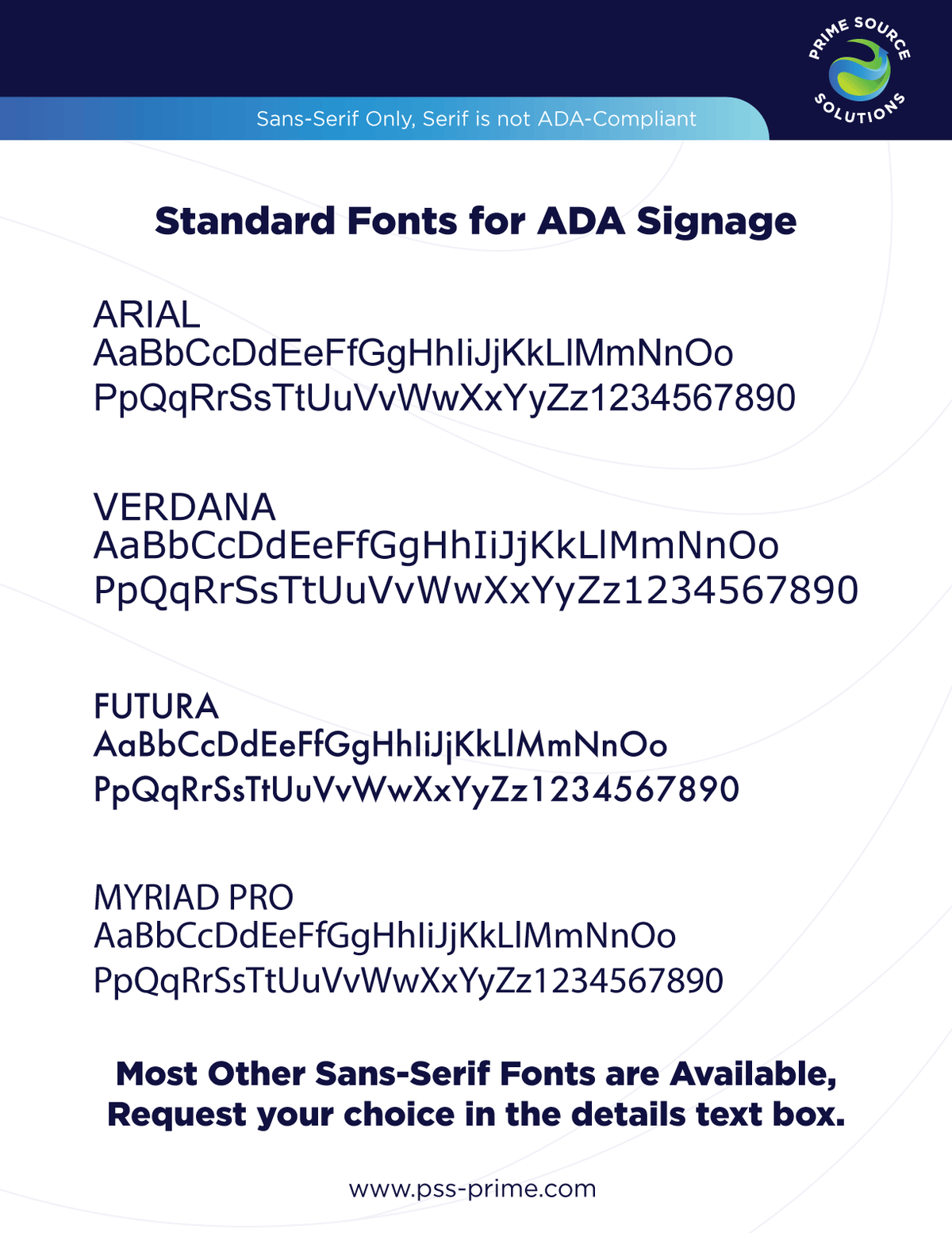 Ada Sign Code ADA Compliant Unit ID Signs – Prime Source Solutions
