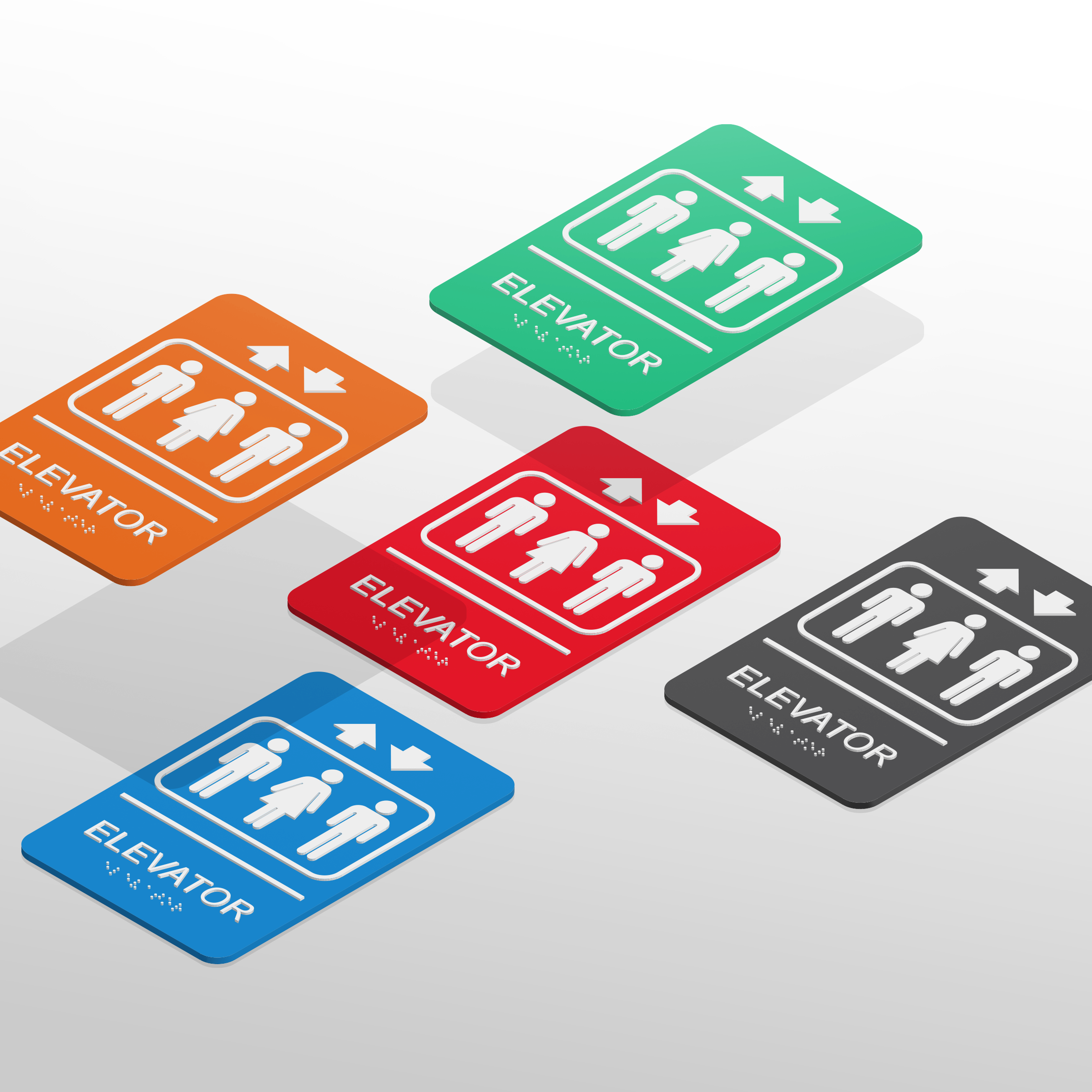 Simple Elevator Sign ADA Compliant Elevator Signs – Prime Source Solutions